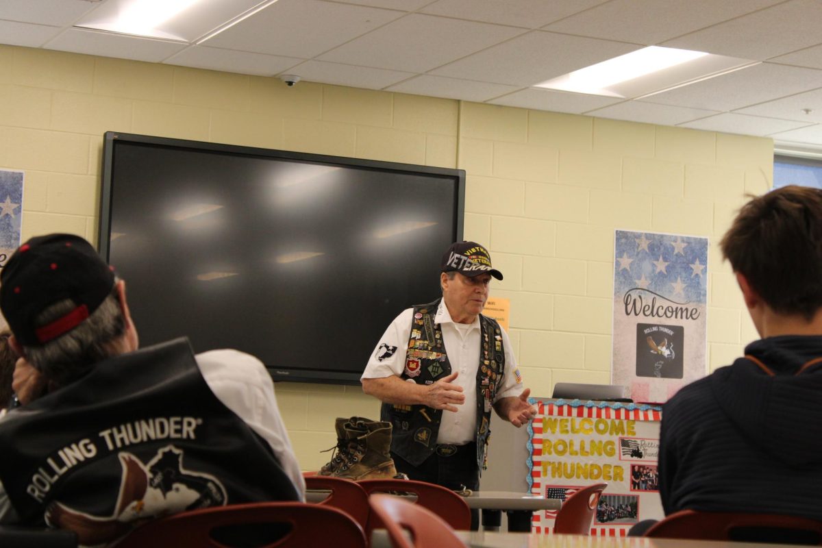 Rolling Thunder Visits CFMS in honor of Veterans Day