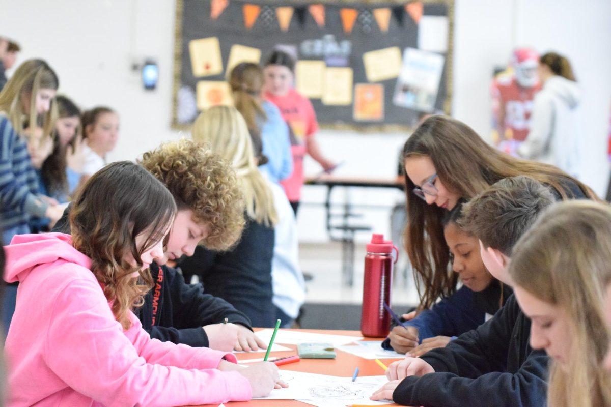 Mr. Patterson hosts a "Stress Festival" to help students unwind before midterms