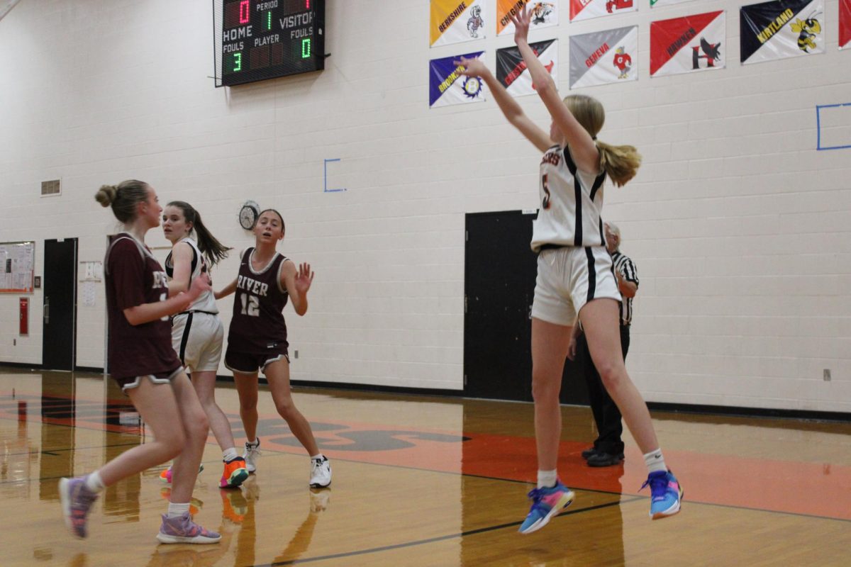 Girl Basketball Tigers Take on Rocky River on 11-25-24