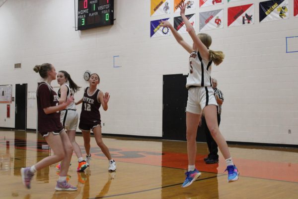 Girl Basketball Tigers Take on Rocky River on 11-25-24